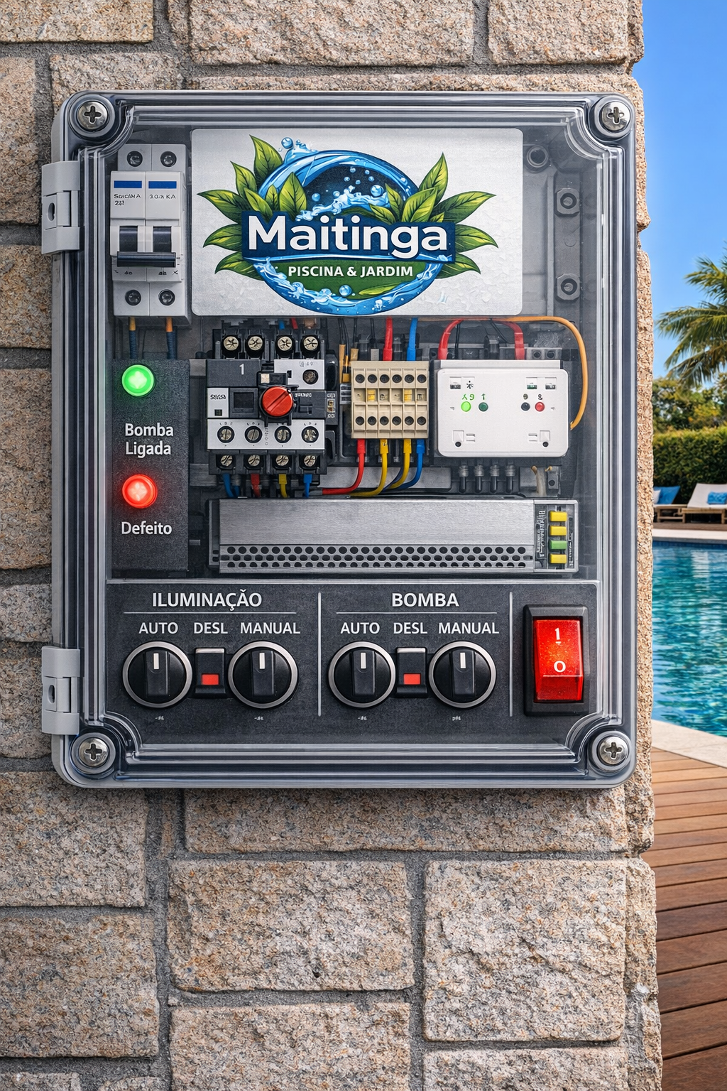 Central de Controle WiFi Maitinga - automação de piscina em Bertioga